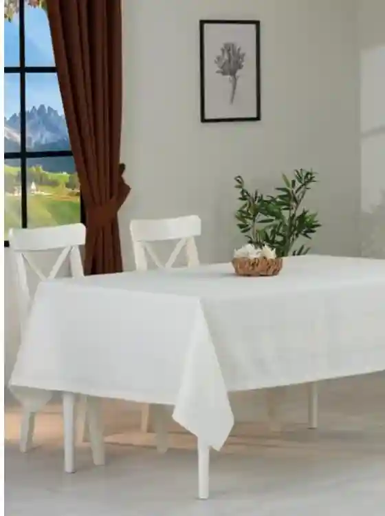 Скатерть Teflon (ETAMIN) 150X220 Кремовый