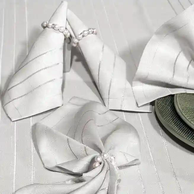 Набор скатерть CARMEN с салфетками и раннер (26 шт.) Серый