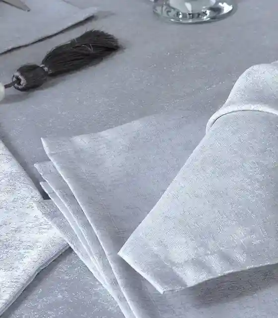 Набор скатерть SIMELA с салфетками и раннер (26 шт.) Серый