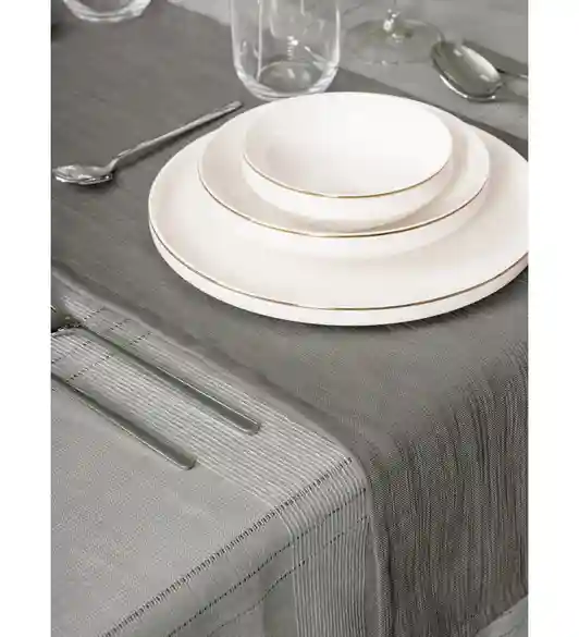 Скатерть JASMIN 160Х300 Серый