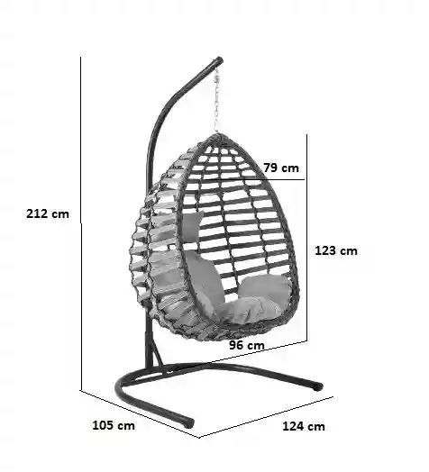 Качели GUMBET Турция Коричневый