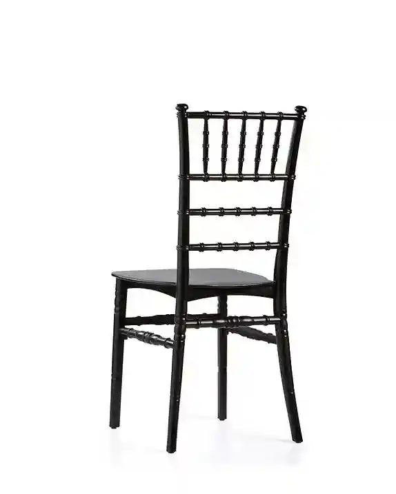 Scaun din plastic ZANOUBIA Negru