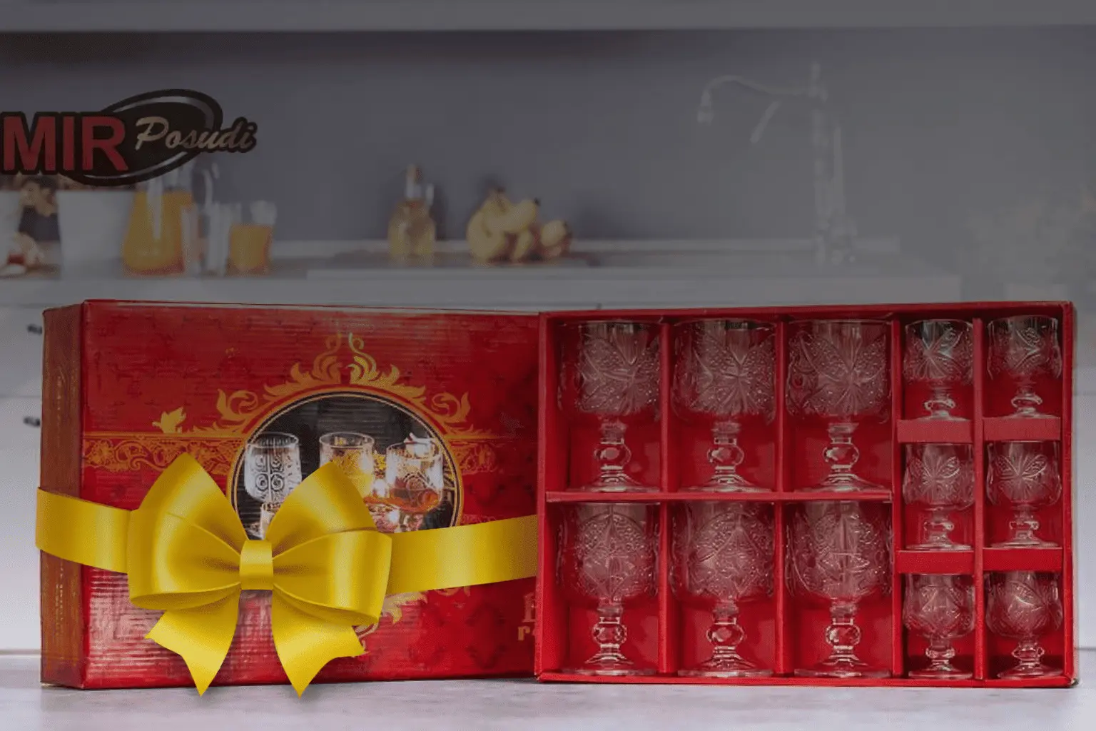 La o comandă de minimum 1000 lei pe site-ul nostru primiți cadou un set de pahare.