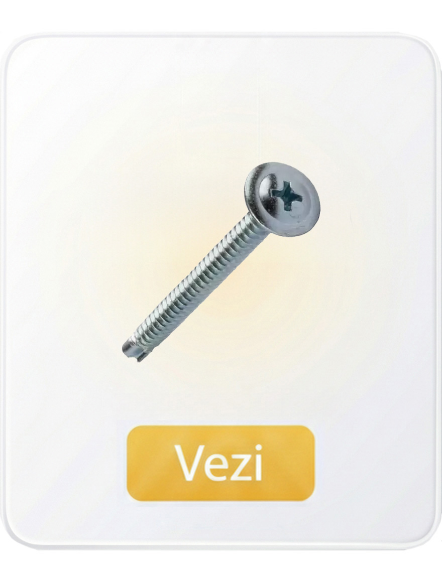 Винты с плоской головкой и шайбой