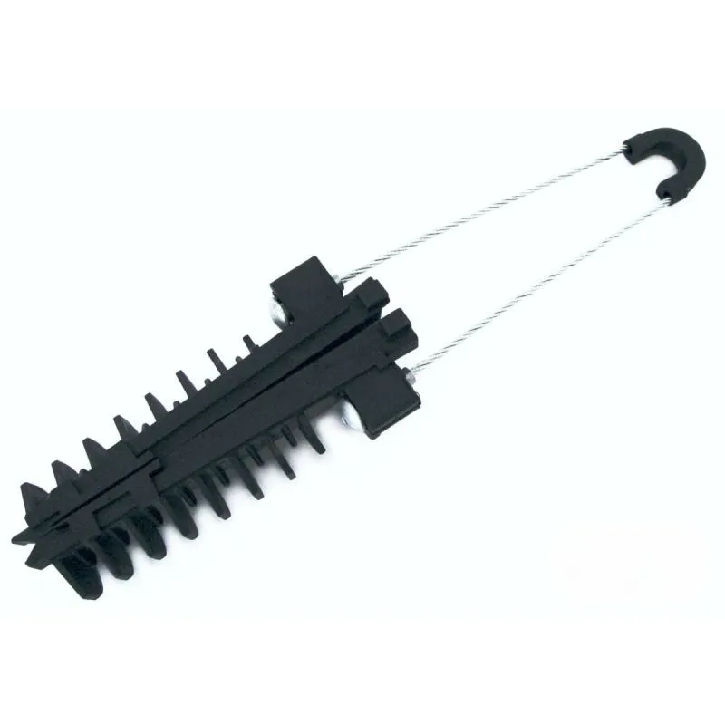 Aсcesorii pentru tragerea si sustinerea cablului aerian