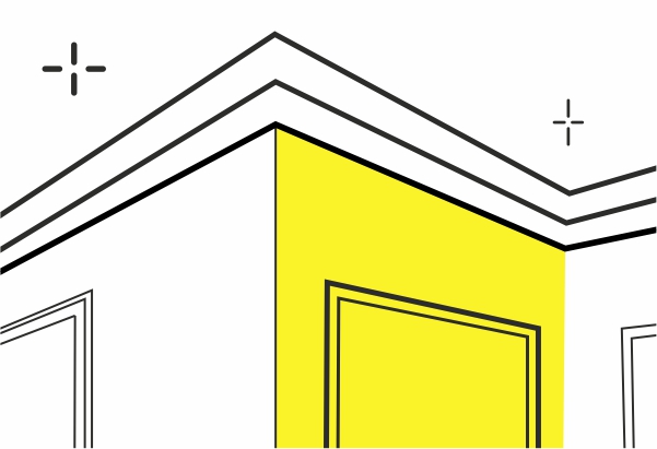 Decor tavan și pereți