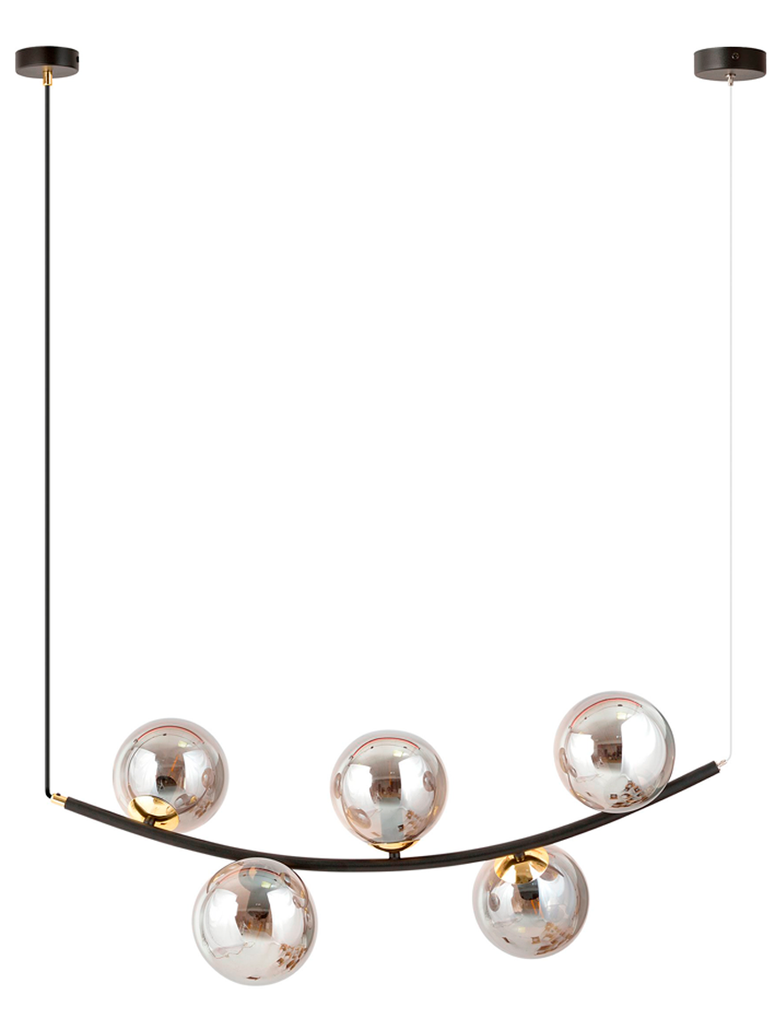 Lustre cu boluri și plafoane din sticlă