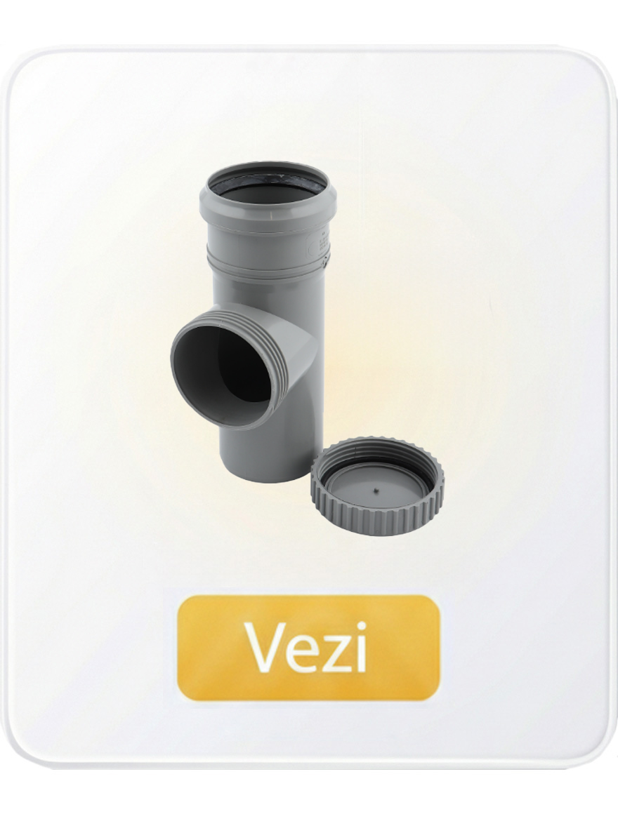 Piese curățire/ventilare PP canalizare