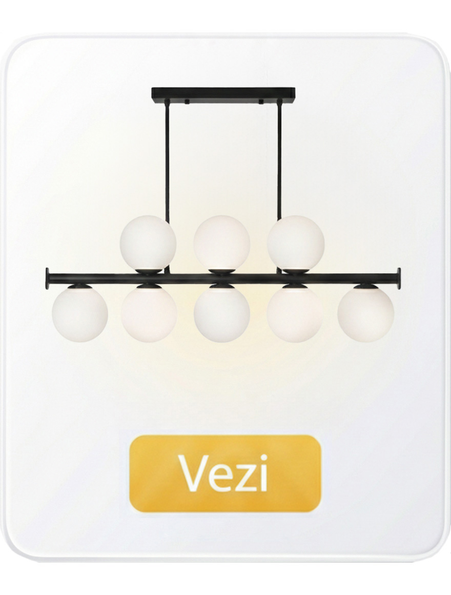 Lustre cu boluri și plafoane din sticlă