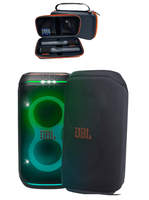 SET- PartyBox 120 +
Microphone Set +
Husa p/u Microphone +
PartyCover Husa