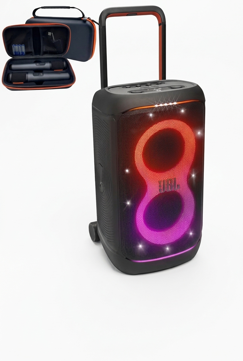 Комплект- PartyBox 520 +
Microphone Set +
Чехол для микрофонов