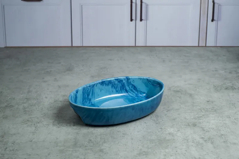 Форма д/запек голубая 1 ед  1/18