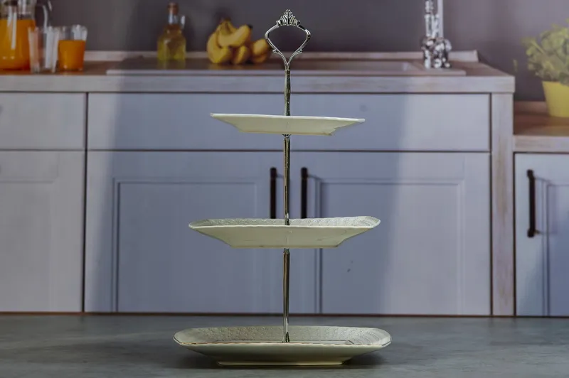 AB82 Фруктовница 2 яруса 1 шт, 1/18