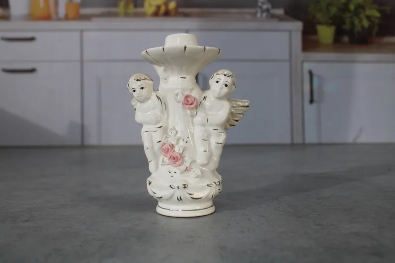 Подсвечник "Два Ангела" одинарный 1/56