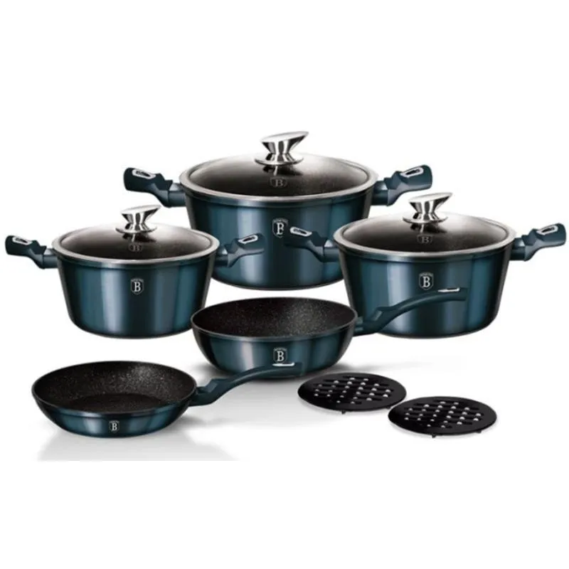 BH1884 Н/р кастрюль "MLAquamarineE" 10 пред.,1/1