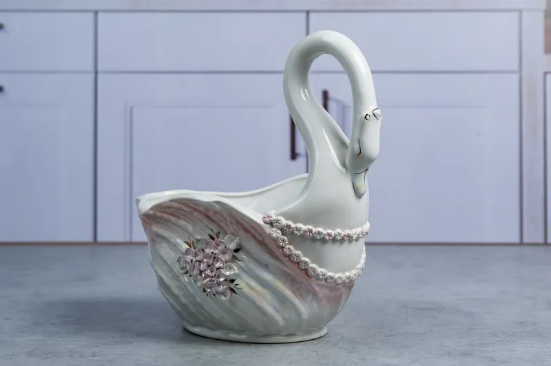 Конфетница Лебедь Новая 1/8