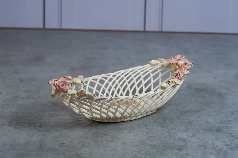 Конфетница "Ладья" цв. лепка 1/16