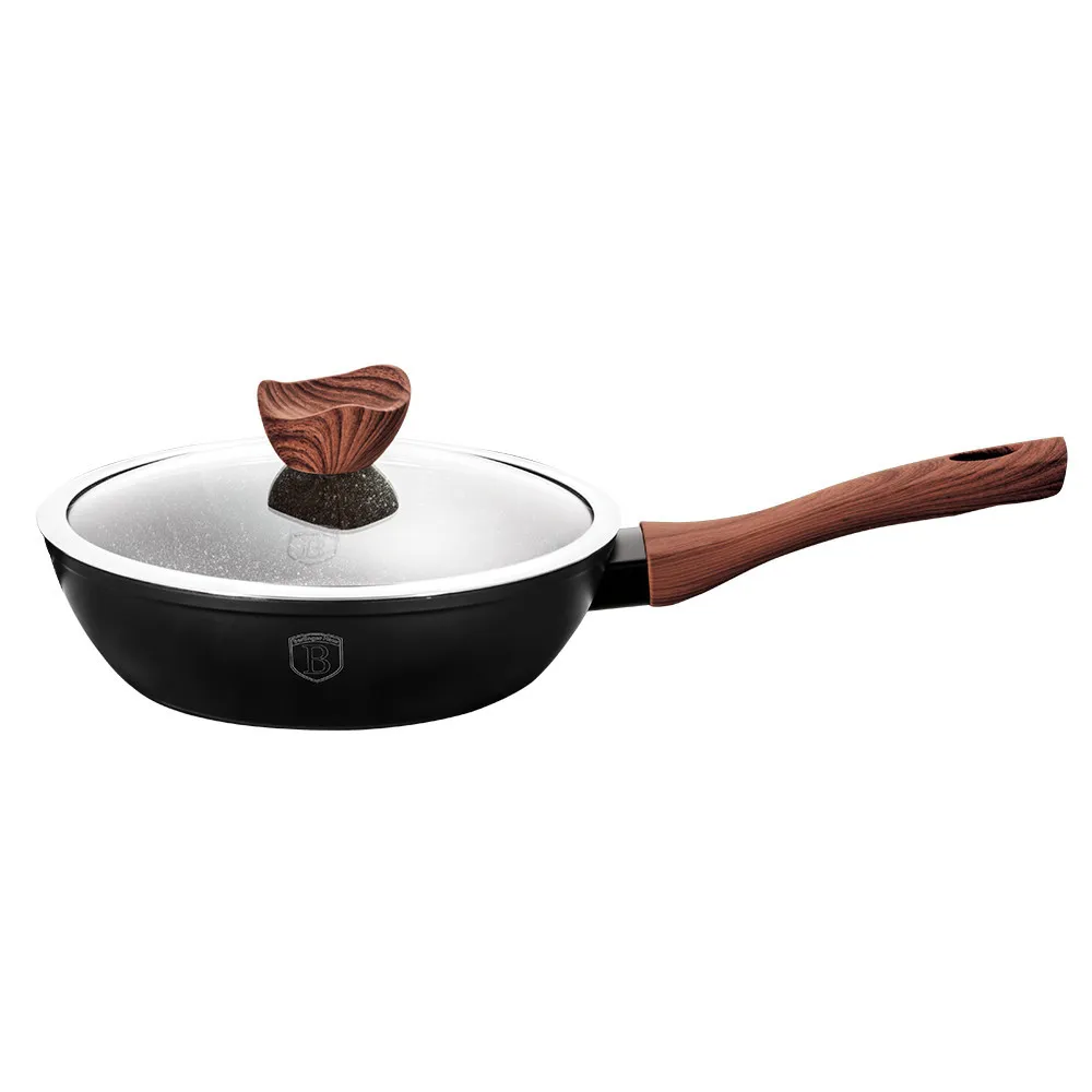 BH1718 Сковорода с крышкой "Ebony RG" 24 см, 1/6