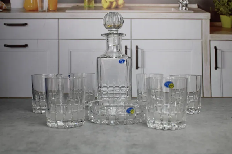 6280 Набор для виски "Респект" 7 предметов 1100/30 1/1