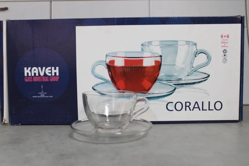 TS0333GCL Н/р чашка с блюдцем "Marjan" 6 шт, 1/4