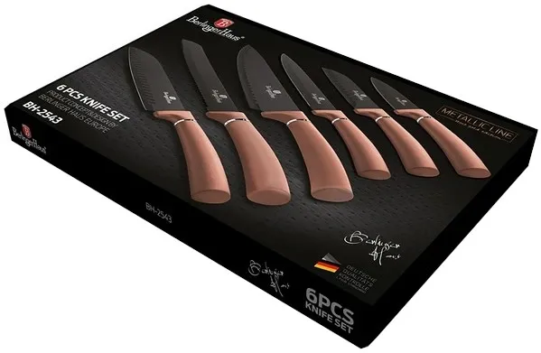 BH2543 Н/р ножей 6 ед. "RoseGoldML" 1/10