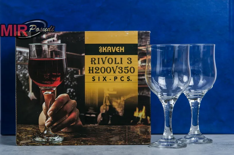 WG8030GC Set pahare 6buc "Rivoli3" 350ml 1/4