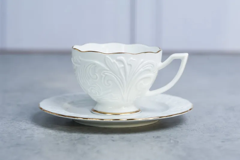TEA CUP+ SAUCER "ROSSEN PLATE" (16979+ 16980) 1/48