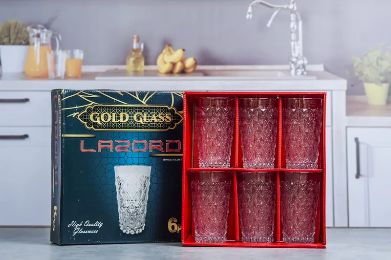 Set pahare sticla 6buc "MAISSANE" 1/6