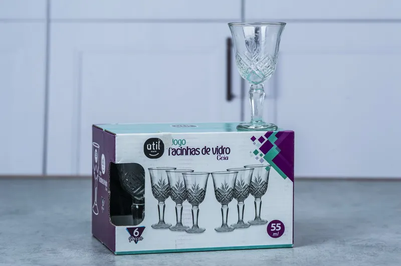 RFO-090 Set 6 pahare sticla 55ml 1/12