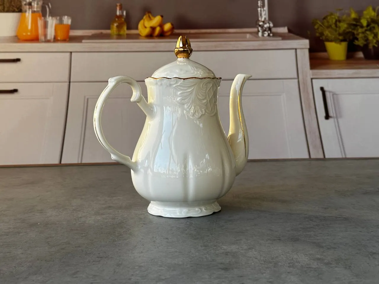 TEA POT + LID (ROSSENHIME SHAPE) 1/6