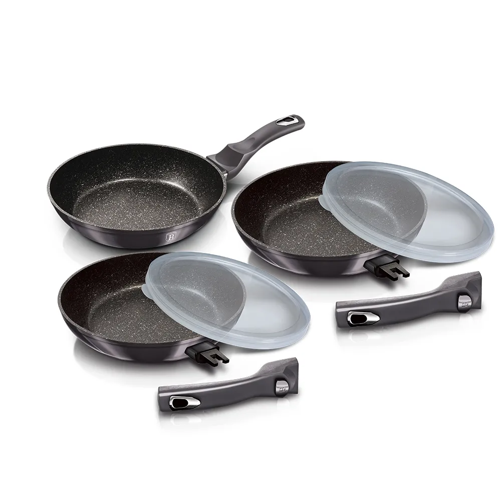 BH7055 Н/р сковород 5ед "CarbonPro" 1/4