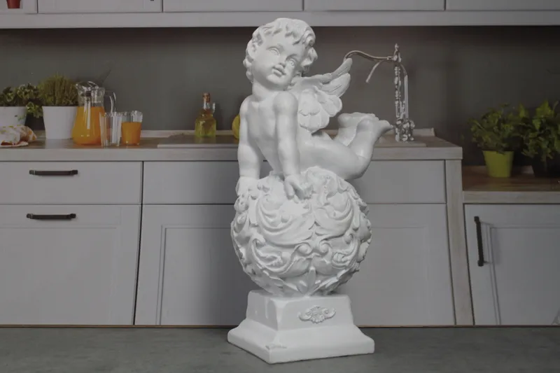 Înger inspirație, art.  LTZ 69 Alb lucios 1/2