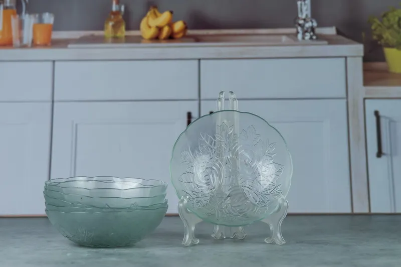 750 Set salatiere sticla 6 buc 1/6