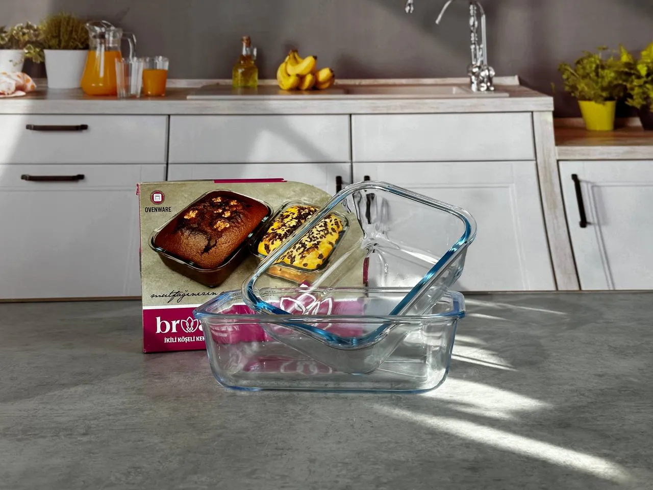 146256 Н/р контейнеров 2шт (1040 мл+ 1520 мл) 1/6