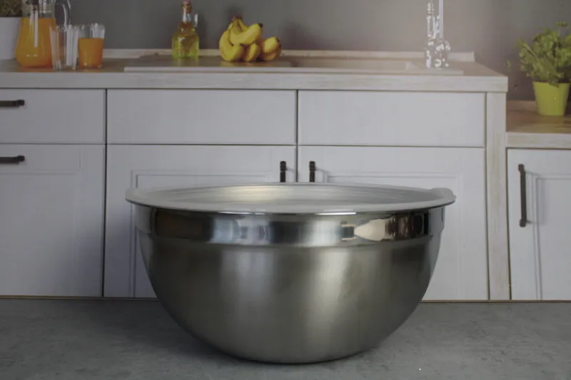 AB20 Castron inox cu capac 36cm 1/20