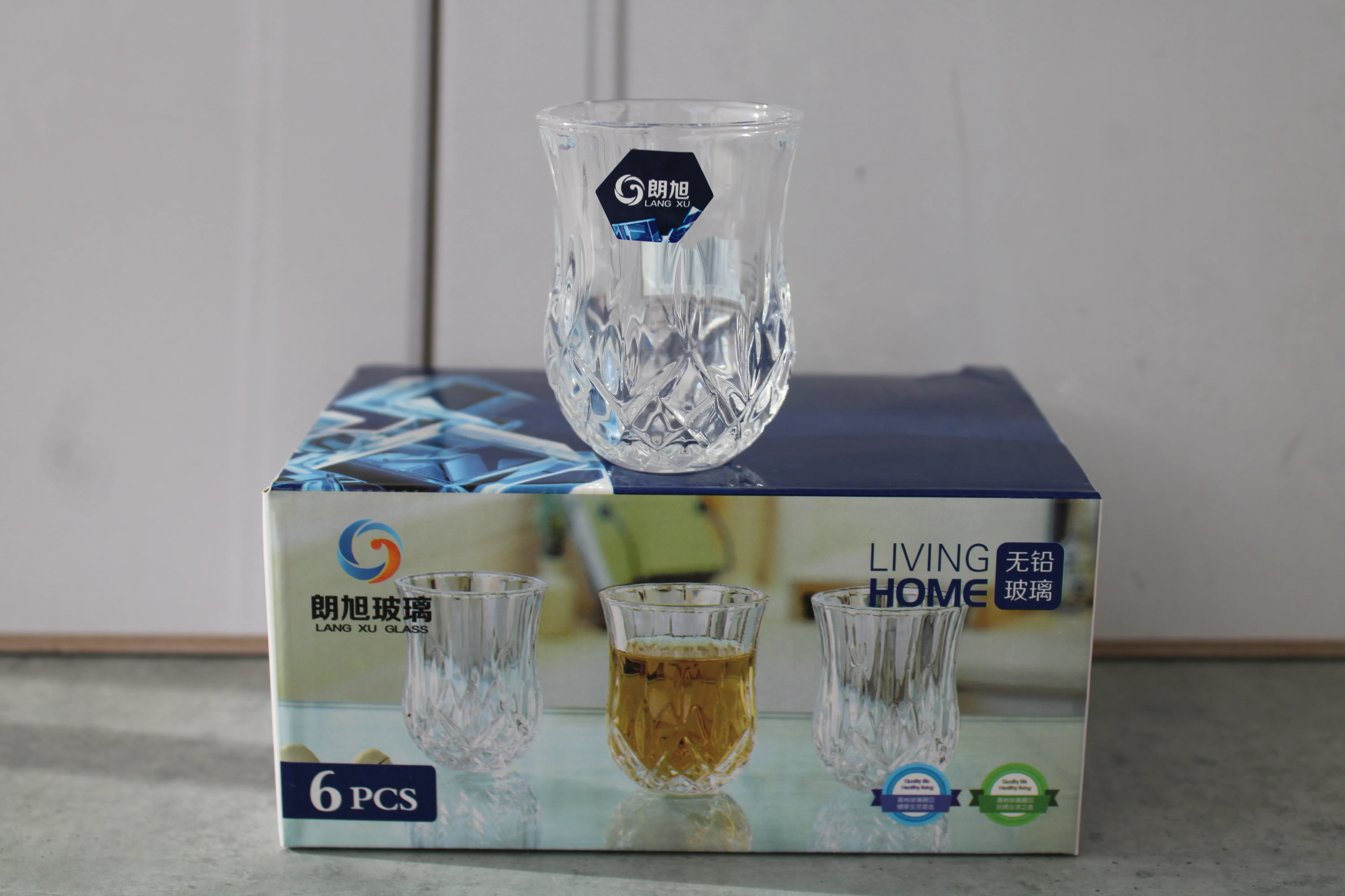 LXY1506 Set 6 pahare sticla 50ml 1/48