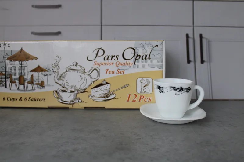 816 Tea square 12 pcs set 1/6