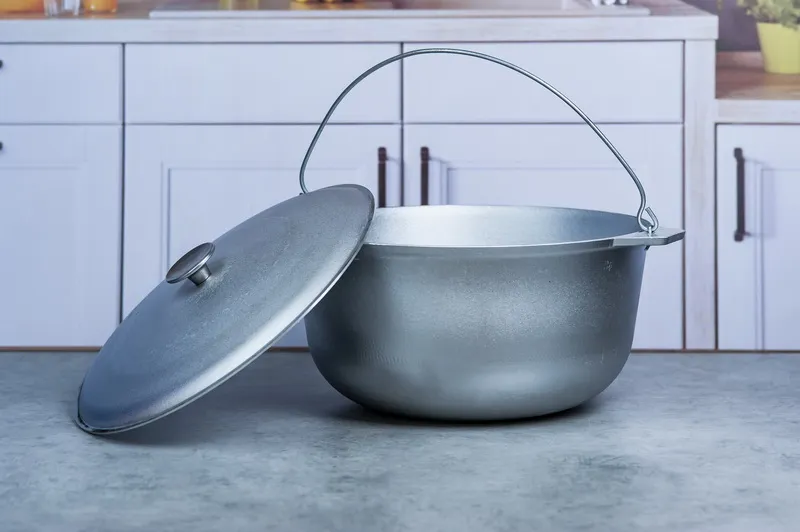 D1110 Казан 10л с крыш походн UA