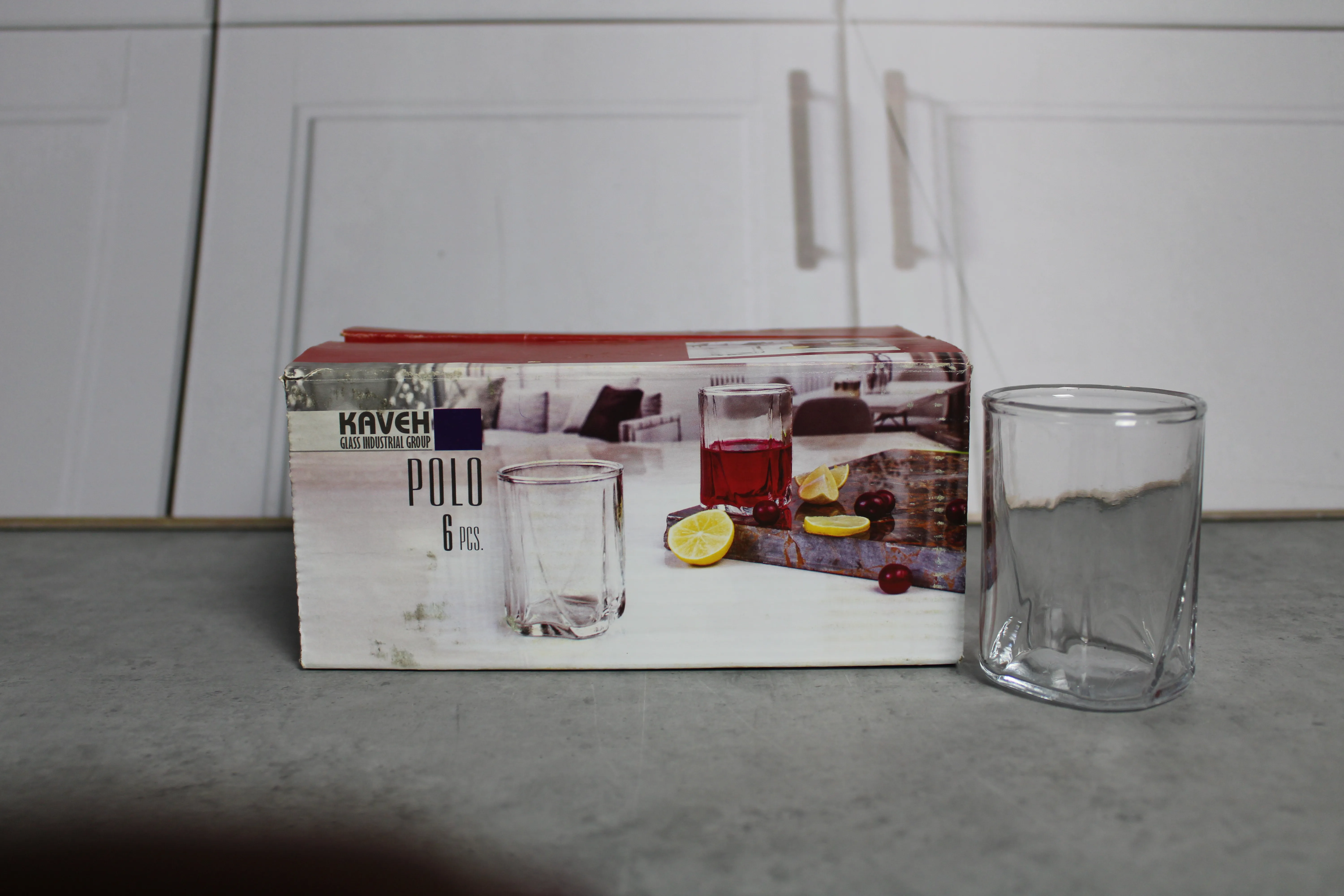 SH0274GCL Set pahare sticla 140ml 6 buc "Polo" 1/12