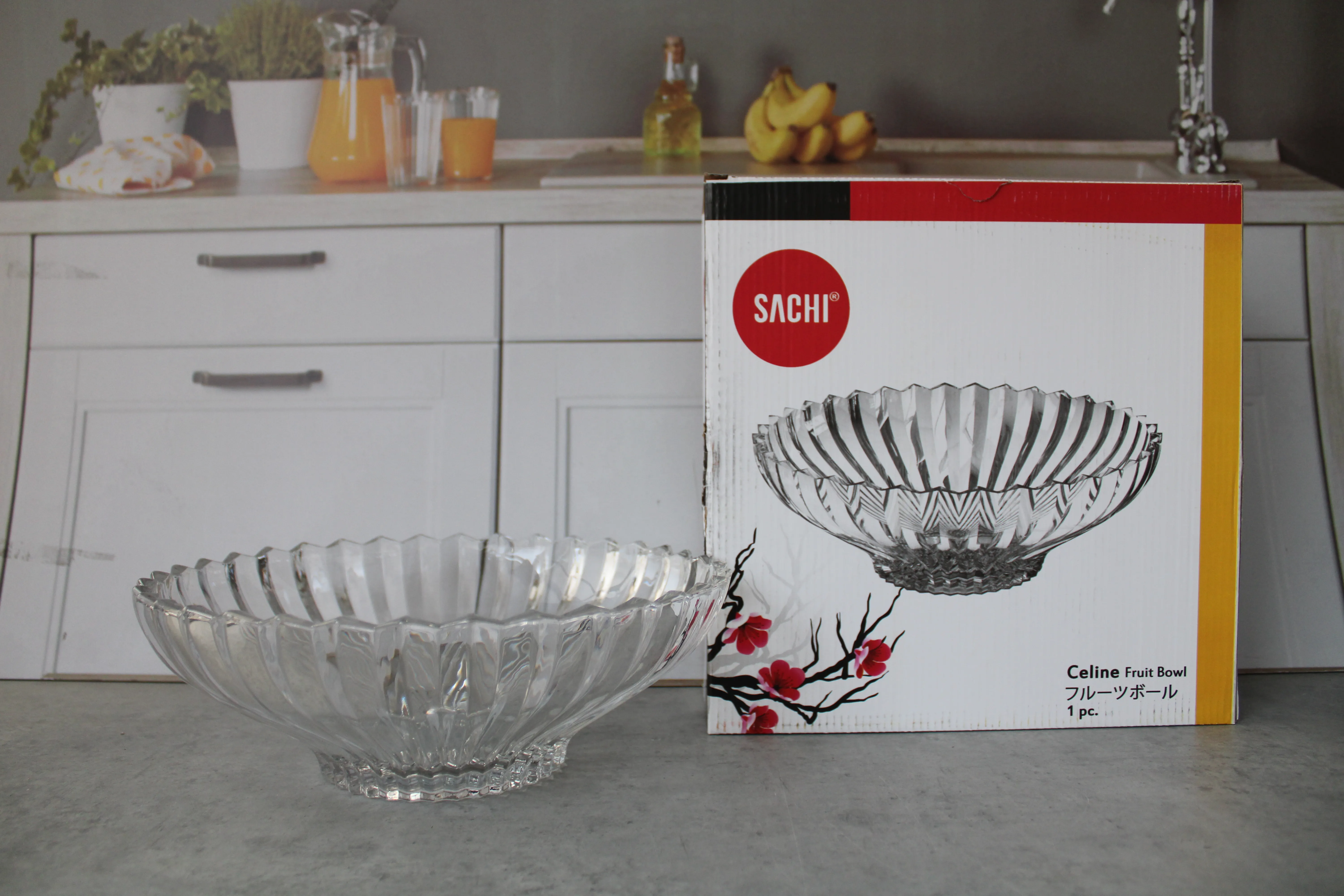 49S59D21 Fructiera sticla "Celine" 1/4