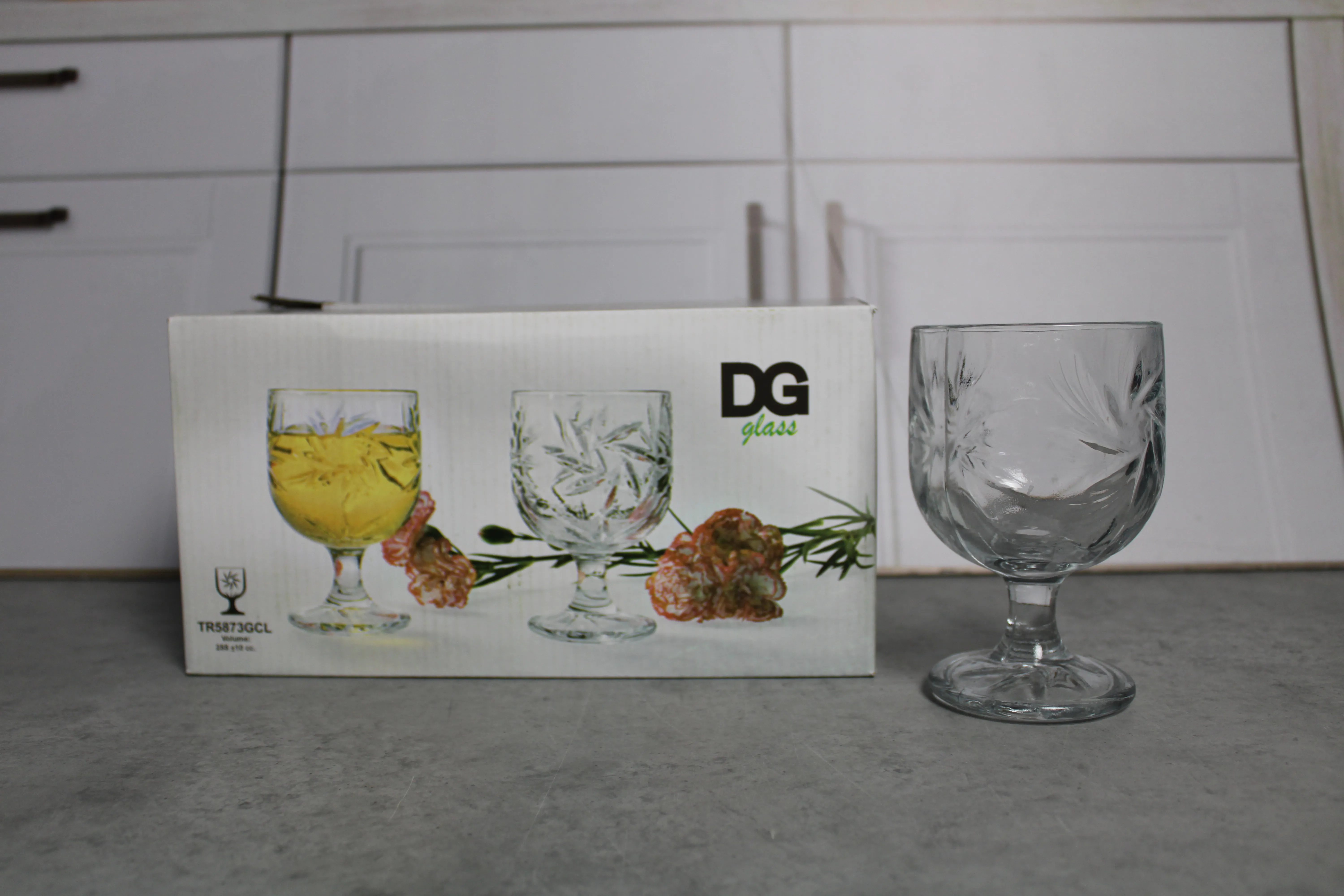 TR5873GCL Set pocale sticla 255ml 6 buc "Sunstar" 1/6