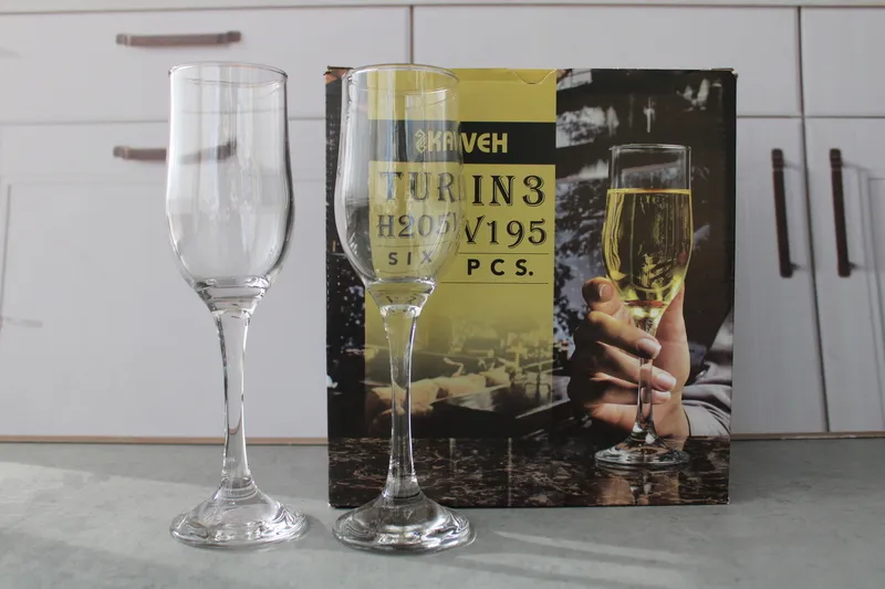 WG8007GCL Set pocale sticla 195ml 6 buc "Turin3" 1/4