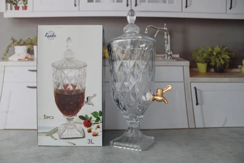 23-07 Ulcior cu robinet sticla 3L 1/6