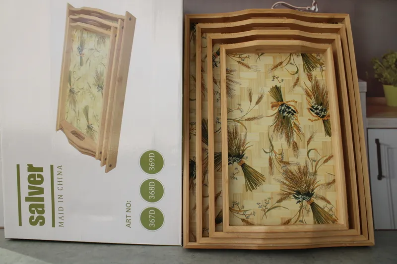 LC304-309 Set tava bambus 4pcs 1/10