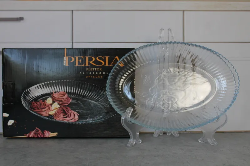 PL1060GCL Set platou sticla 2buc "Persia" 1/6