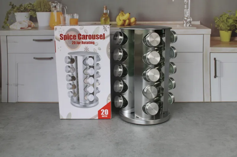 R040-4 Set container p/u condimente pe suport 21pcs 1/9