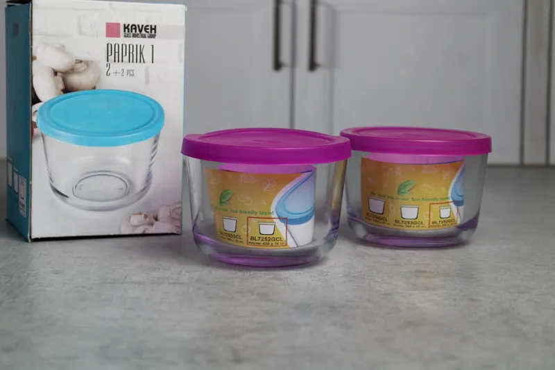BL7252WCL Set 2 containere  sticla "Paprik 1 1/12