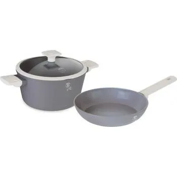 BH8166 Н/р кастрюля и сковорода 3ед "Aspen" 1/4