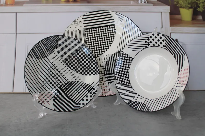 YH18-121 Set farfurii 18 pcs 1/2