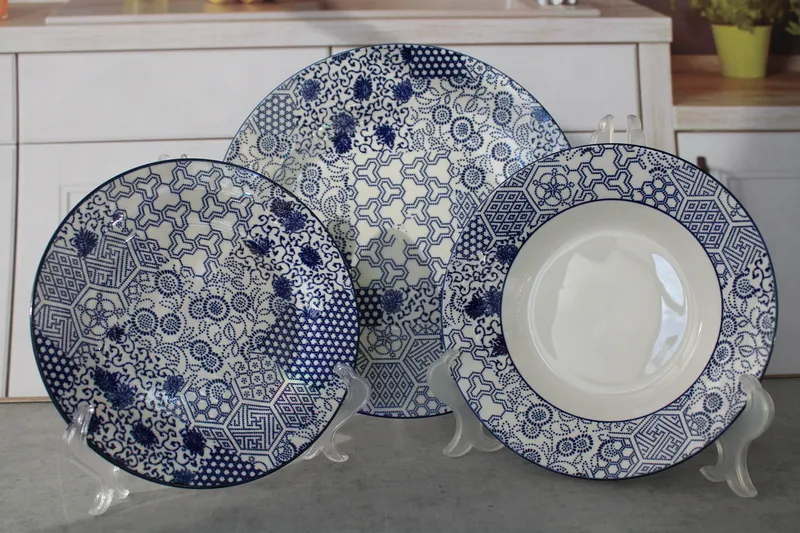 YH18-123 Set farfurii 18 pcs 1/2